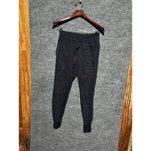 James Perse Jogger Pants Mens Small 26x28 Navy Blue Elastic Waist Cuffed Stretch